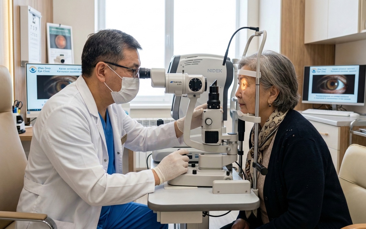 Сколько стоят обследование глаз и очки в городах Казахстана