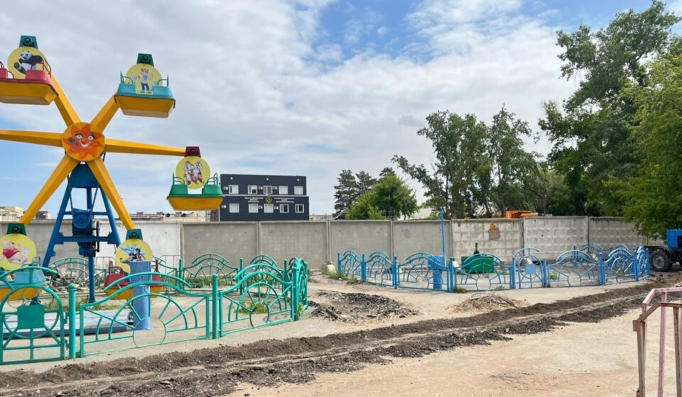 В Павлодаре сократили площадь Горсада под аквапарк