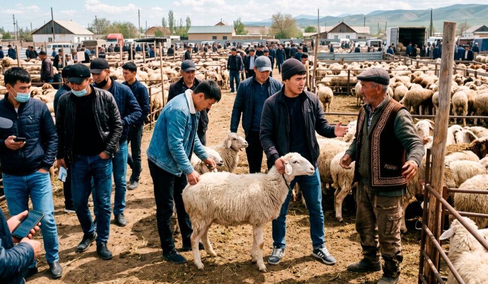 В Казахстане назвали цены на баранов к Курбан айту