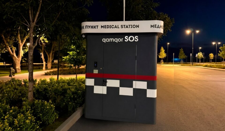 20:23, 29 Июля 2026
Модульный пункт первой помощи с кнопкой SOS появился в Алматы